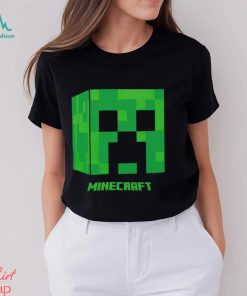 Minecraft Boys' Creeper Face Long Sleeve T-Shirt, Sizes XS-2XL