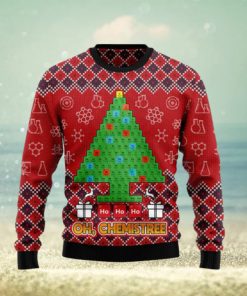 Ho Ho Ho Oh Chemistree Ugly Christmas Sweater