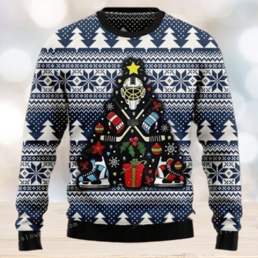 Hockey Christmas Ugly Sweater Party