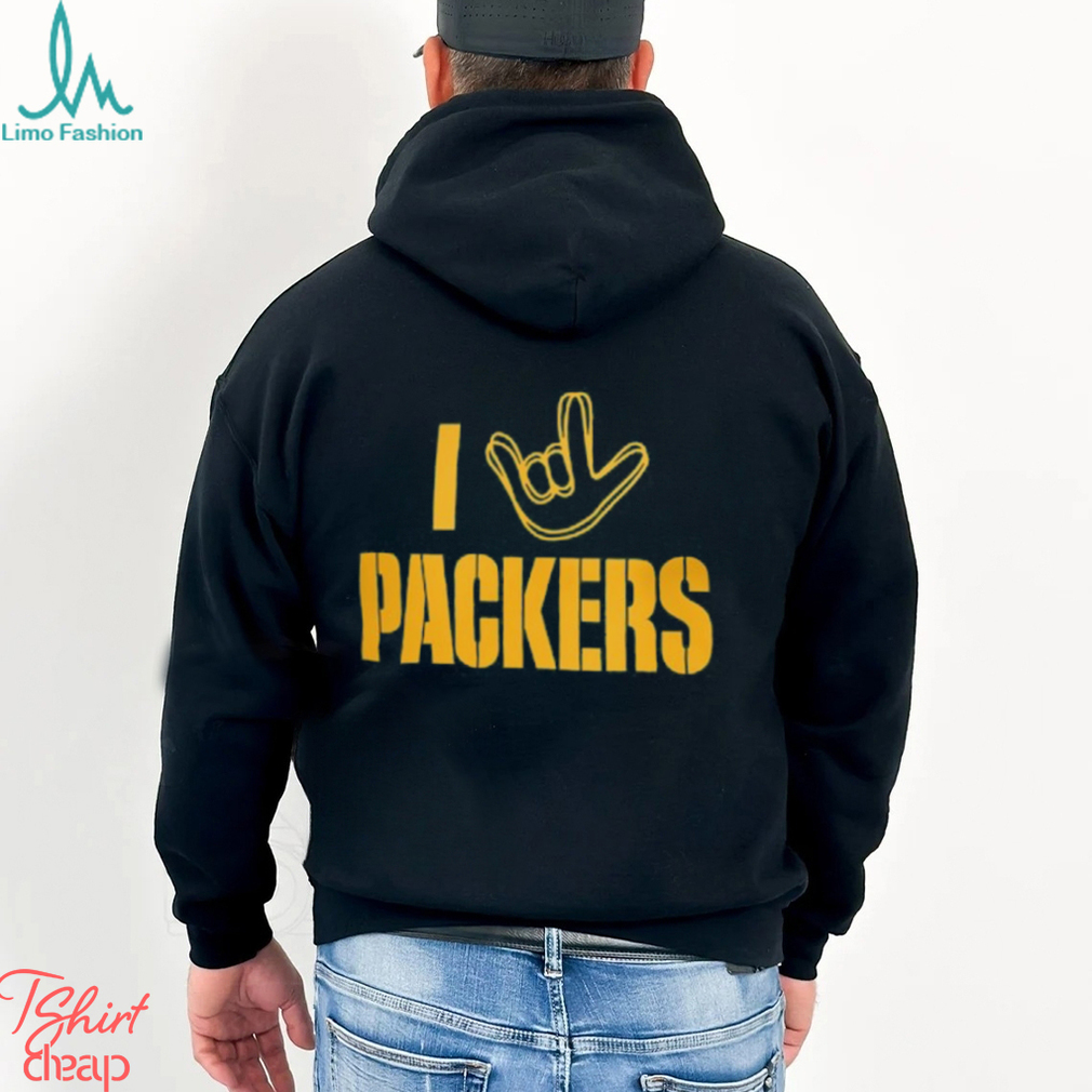 Official green Bay Packers Homage The NFL ASL Collection by Love Sign  Tri-Blend T-Shirt, hoodie, sweater, long sleeve and tank top