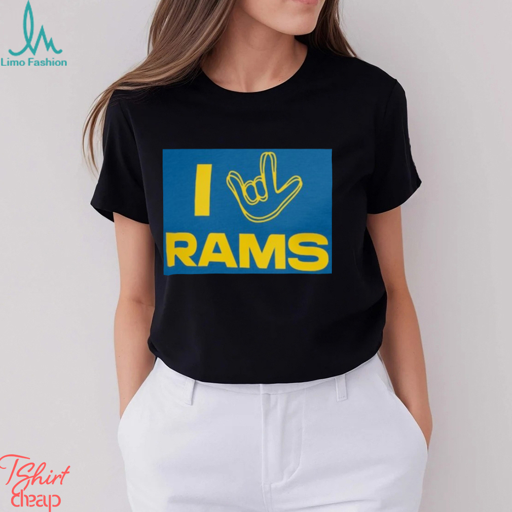 NFL Los Angeles Rams Womens Long Sleeve Baby Tee