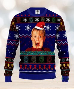 Home Alone Ugly Christmas Sweater Blue 1 Amazing Gift Men And Women Cute Christmas Gift