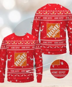 Home Depot Red Merry Christmas Ugly Sweater