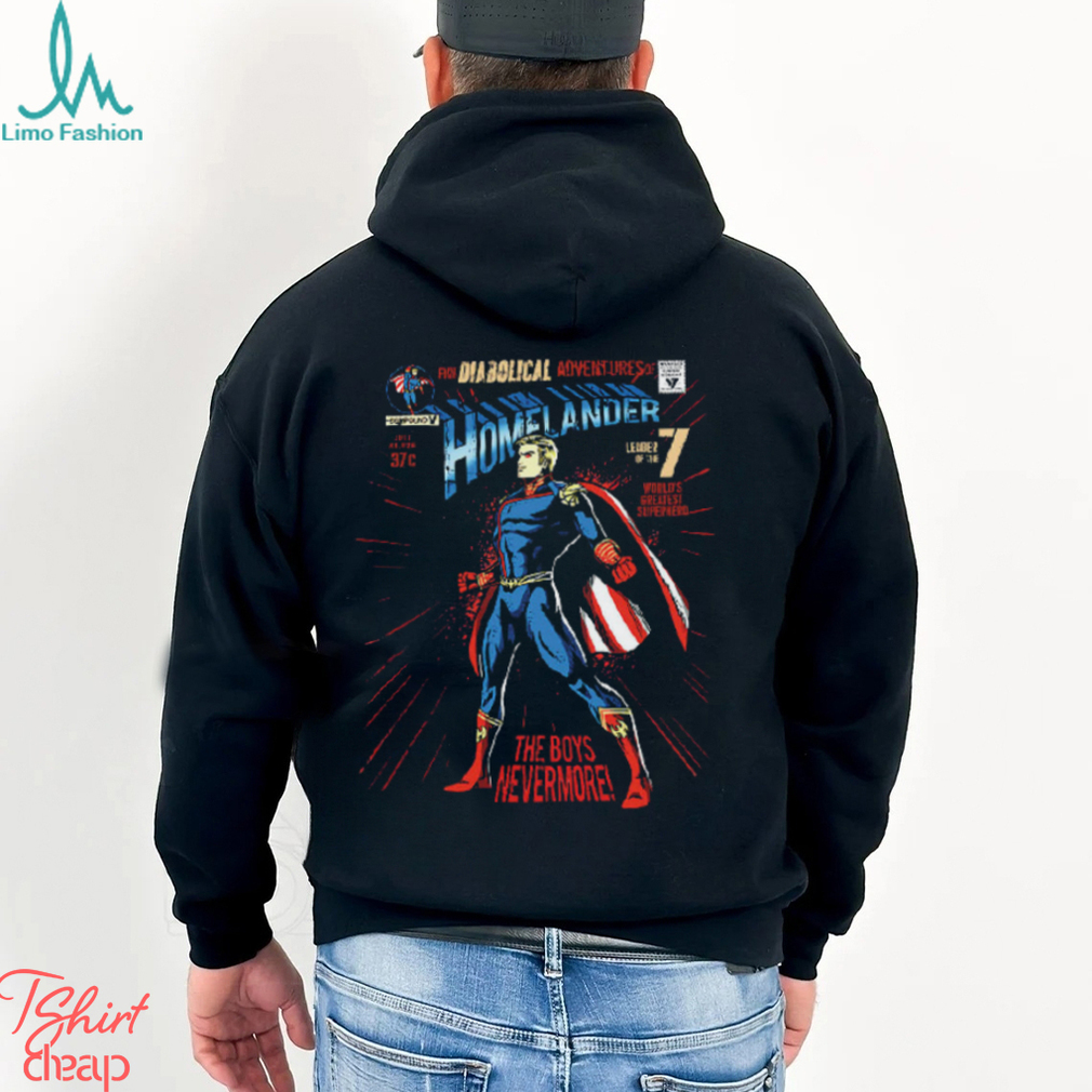 Homelander Comic The Boy Nevermore T Shirt Homelander Comic The Boy Nevermore T Shirt