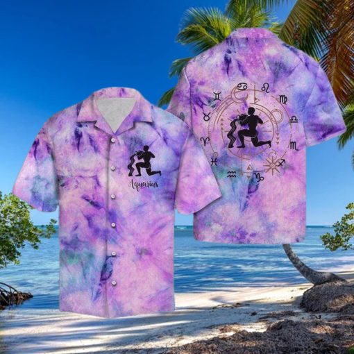 Horoscope Aquarius Lover Hawaiian Shirt