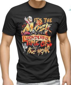 Horror Characters Halloween It’s The Most Wonderful Time Of The Year Shirt