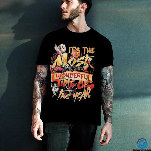 Horror Characters Halloween It’s The Most Wonderful Time Of The Year Shirt