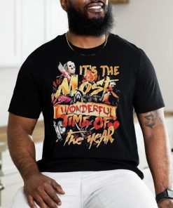 Horror Characters Halloween It’s The Most Wonderful Time Of The Year Shirt