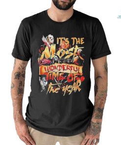 Horror Characters Halloween It’s The Most Wonderful Time Of The Year Shirt