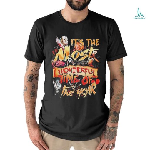 Horror Characters Halloween It’s The Most Wonderful Time Of The Year Shirt