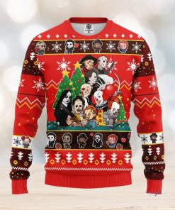 Horror Friends Ugly Christmas Sweater Amazing Gift Men And Women Christmas Gift