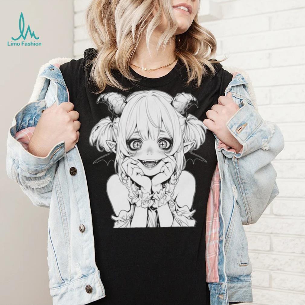 Ahegao Anime Girl Vampire Gothic Nugoth Goth Short-Sleeve Unisex T-Shirt