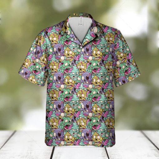 Horror Movie Face 3D Hawaiian Shirt Summer Gift For Men And Women