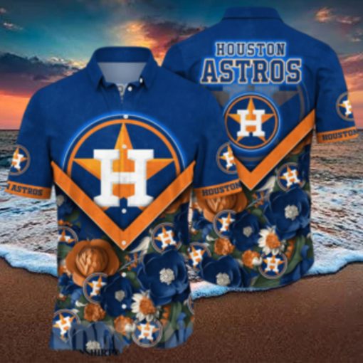 Houston Astros MLB Floral Unisex Hawaiian Shirt