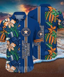 Houston Astros MLB Flower Full Printing 3D Hawaiian Shirt