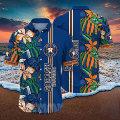 Houston Astros MLB Flower Full Printing 3D Hawaiian Shirt