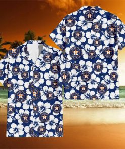 Houston Astros Team Hibiscus Pattern Aloha Hawaiian Shirt