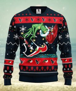 Houston Texans Grinch Christmas Ugly Sweater