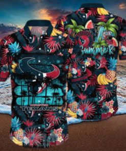 Houston Texans NFL Floral Full Printed Classic Hawaiian Shirt