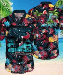 Houston Texans NFL Floral Full Printed Classic Hawaiian Shirt