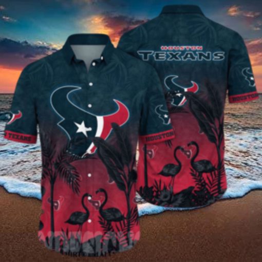 Houston Texans NFL Floral Summerl Full Printing Classic Hawaiian Shirt