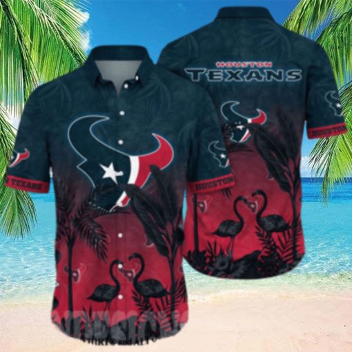 Houston Texans NFL Floral Summerl Full Printing Classic Hawaiian Shirt