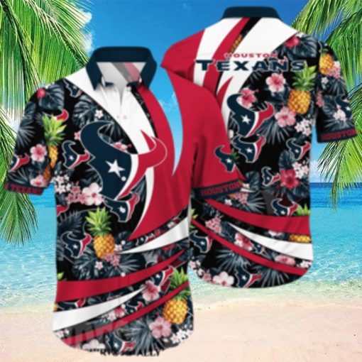 Houston Texans NFL Floral Tropical Full Printing Classic Hawaiian Shirt