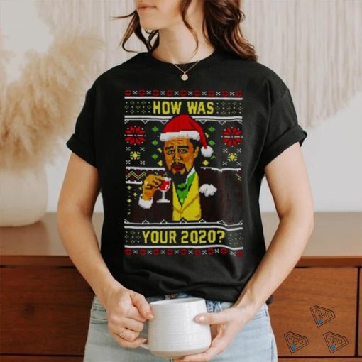 How Was Your 2023 Leo Laughing Meme Ugly Christmas shirt