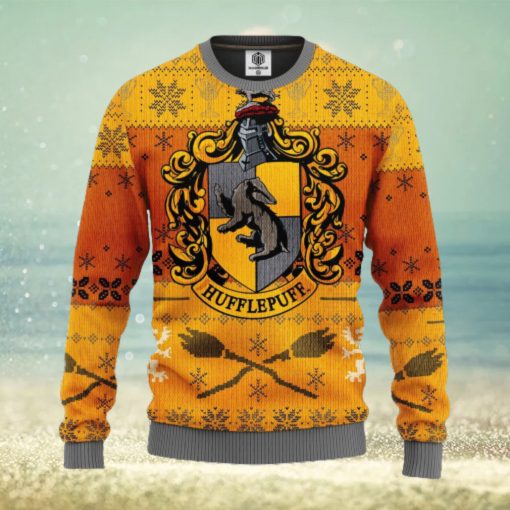 Hufflepuff Ugly Christmas Sweater For Men Women