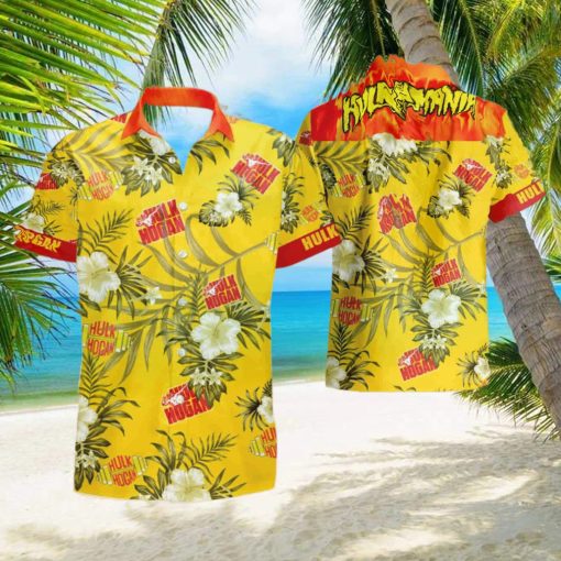 Hulkamania Wwe Wwf Hulk Hogan Hawaiian Shirt And Short Set