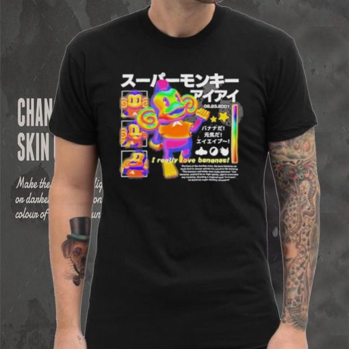 I Really I Love Bananas The Hero Of The Monkey Shirt