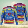 Drum Kit Love Drum Grey 3D Full Print Ugly Sweater Christmas Gift Sweater