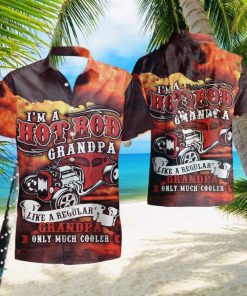 I m a Hot Rod Grandpa Hawaiian Shirt And Short Set Gift Men Women