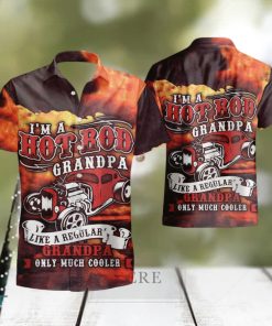 I m a Hot Rod Grandpa Hawaiian Shirt And Short Set Gift Men Women