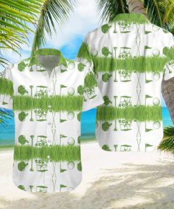 Icon Golf Green Pattern Hawaiian Aloha Shirts