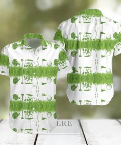 Icon Golf Green Pattern Hawaiian Aloha Shirts