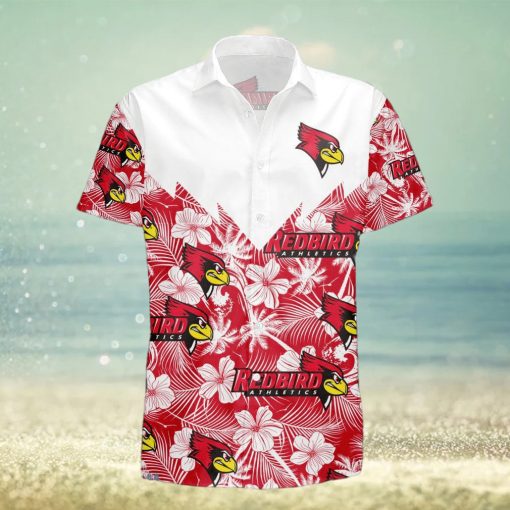 Illinois Chicago Flames 3D Hawaiian Shirt Tropical Seamless NCAA Summer Beach For Fans Gift