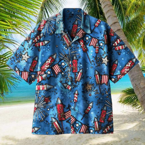 Independence Day Fireworks Universal Hawaiian Shirt