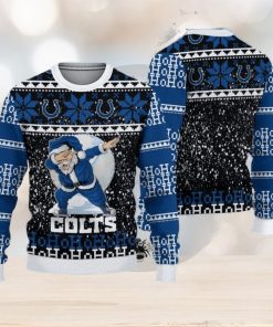 Indianapolis Colts Christmas Forrest Pattern Ugly Christmas Sweater