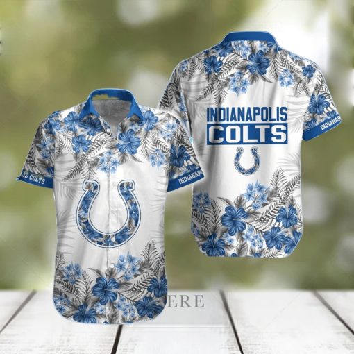 Indianapolis Colts Hawaiian Shirt  Shorts  Combo Hawaiian Shirt