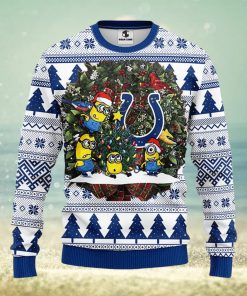 Indianapolis Colts Minion Christmas Ugly Sweater