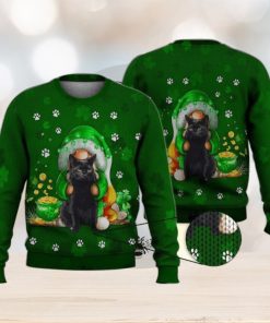 Irish And Meow Green 3D Full Print Ugly Sweater Christmas Gift Sweater