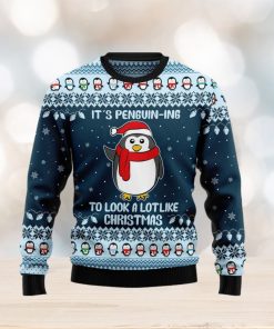 I Want For Christmas Is Penguin Funny Ugly Christmas Shirt