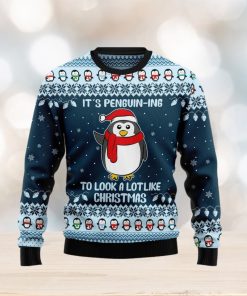 It’s Penguin Ing Christmas Ugly Christmas Sweater Funny Family Sweater Gifts