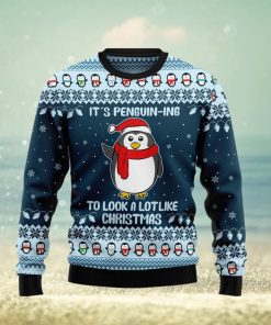 It’s Penguin Ing Christmas Ugly Christmas Sweater Funny Family Sweater Gifts