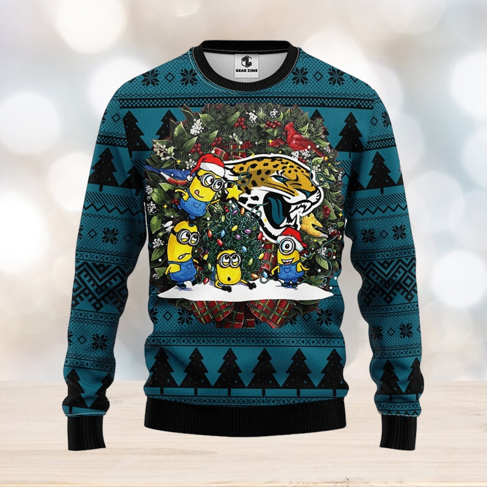 Jacksonville Jaguars Christmas Grinch Ugly Christmas Sweater