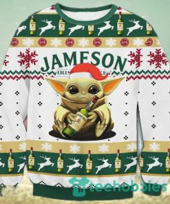 Jameson Yoda Christmas Ugly Sweater 3D