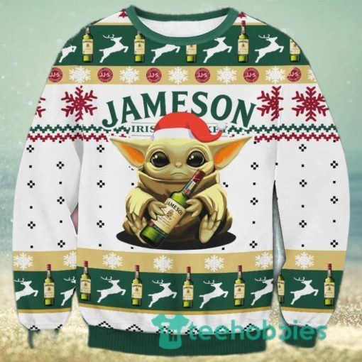 Jameson Yoda Christmas Ugly Sweater 3D