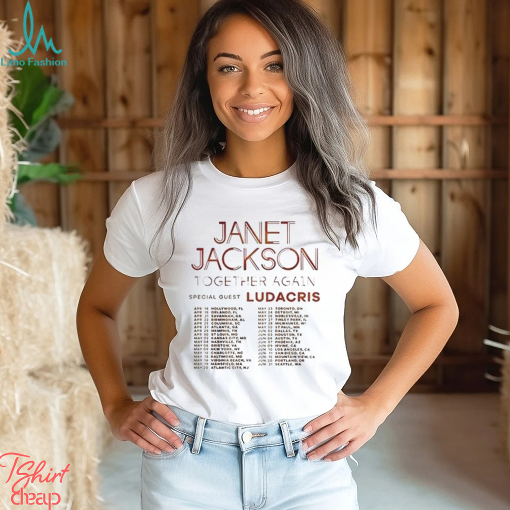 bag excentrisk Stille Janet Jackson Together Again Tour 2023 T Shirt Shirt Vintage Unisex Classic  - Limotees