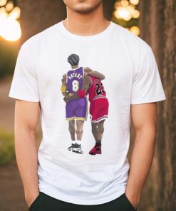 Jayson Tatum Wearing Kobe Bryant And Michael Jordan Bromance Sketch Canvas  Art Classic Shirt - Limotees